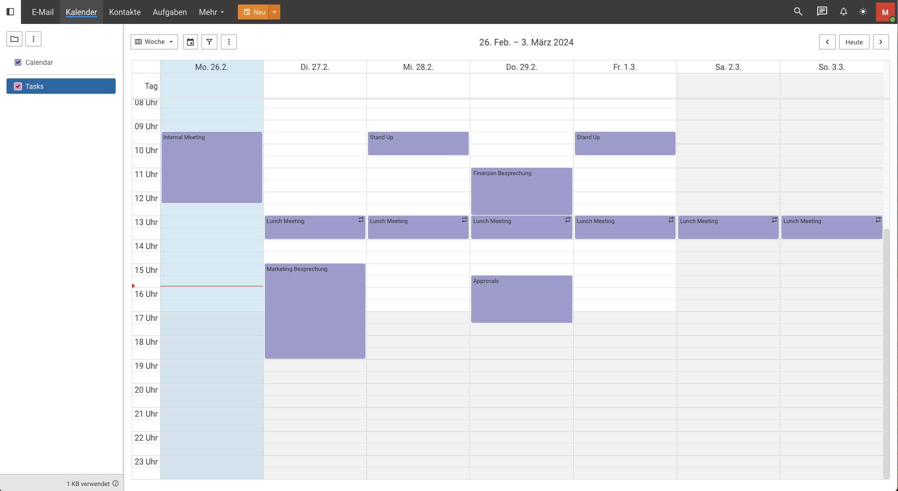 sichere kalender funktion mit lc-connect