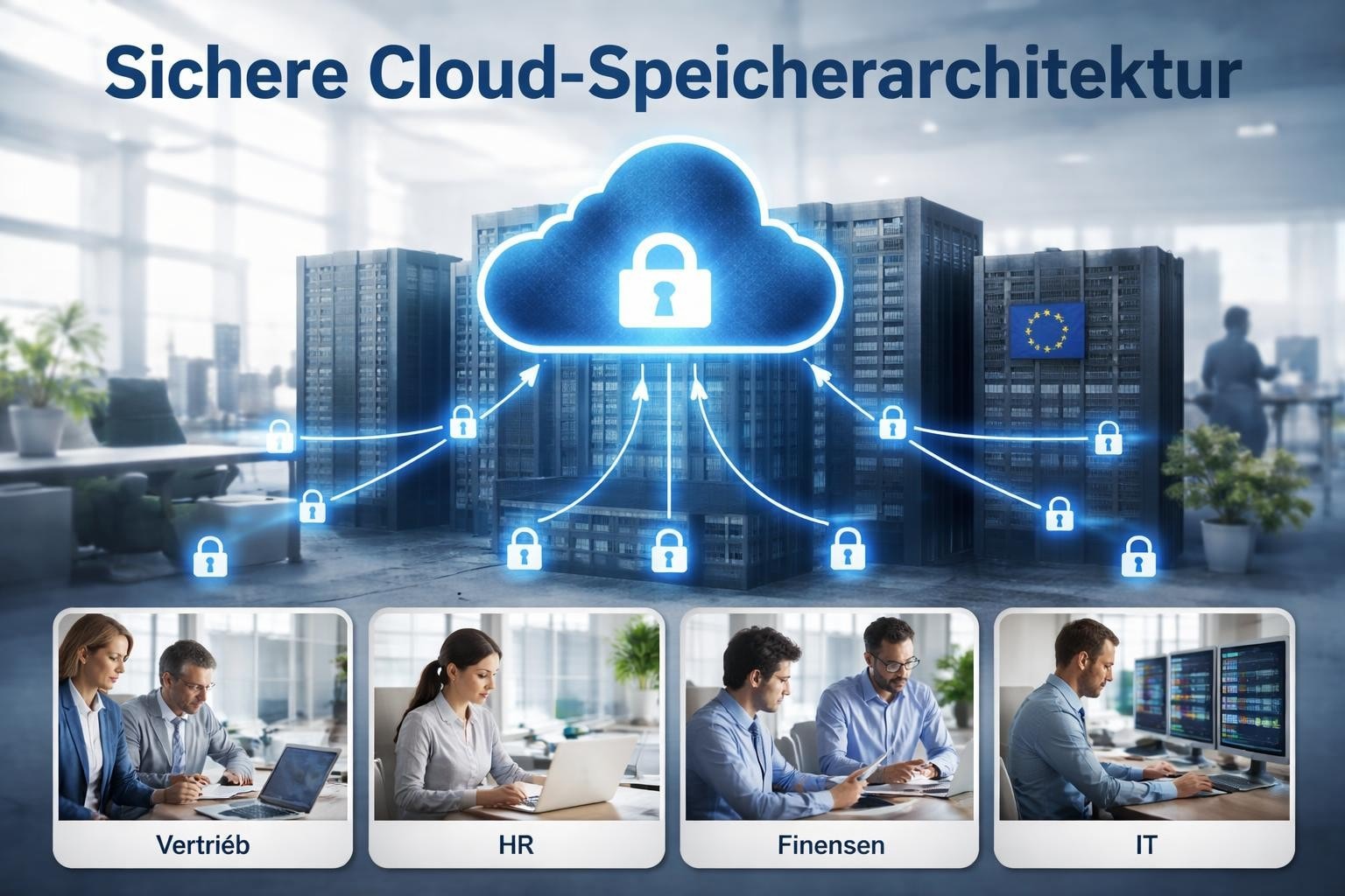 Cloudspeicher für Unternehmen: Sicherheit & Effizienz