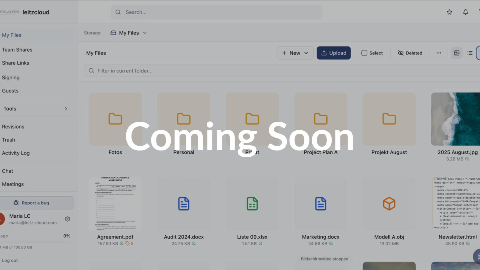 Demo der neuen leitzcloud