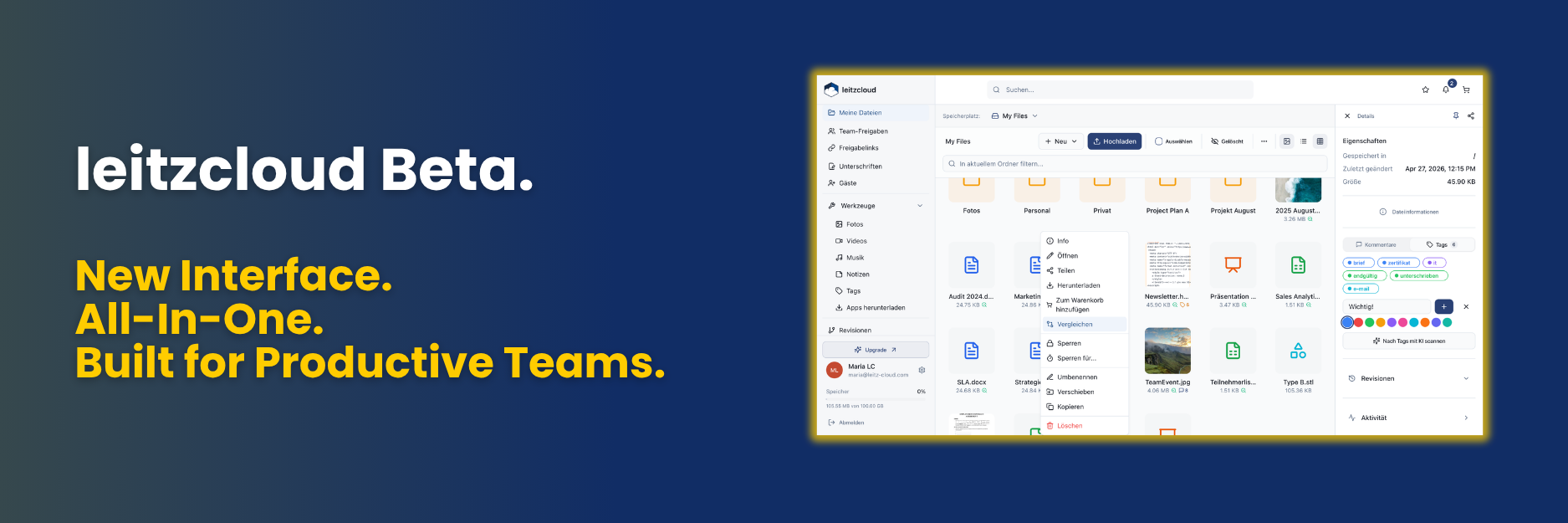 leitzcloud Beta: The Secure Cloud for Modern Collaboration